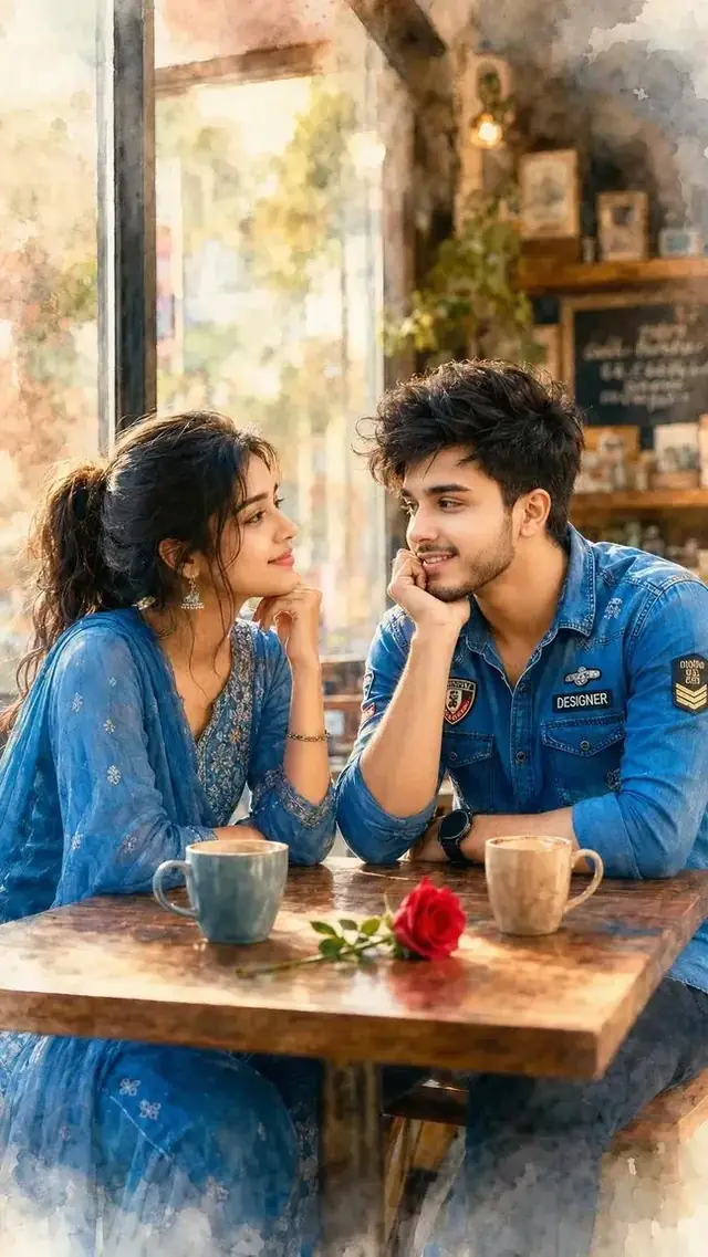 Romantic Coffee Date β€οΈβ | Beautiful Couple Love Story