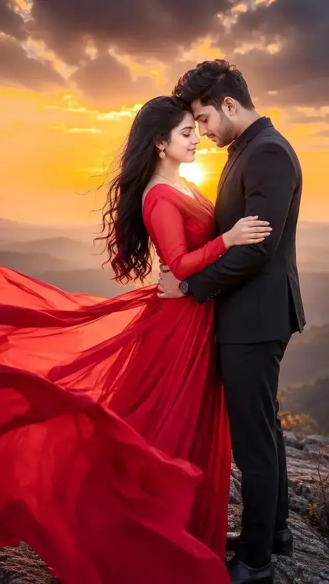 Forever Love at Golden Sunset ❤️🌅 | Romantic Couple